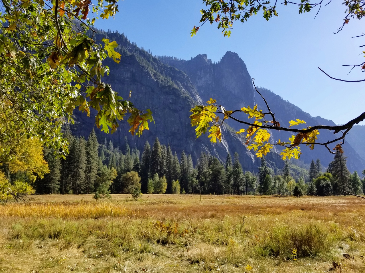 Sentinel Rock in Autumn photo by Yosemite Conservancy/Gretchen Roecker