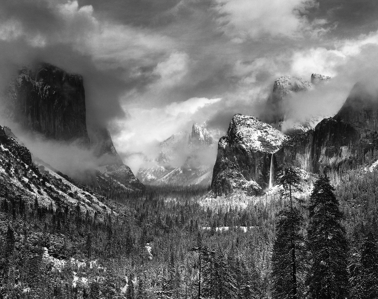 Clearing Winter Storm, c. 1937 Photograph by Ansel Adams