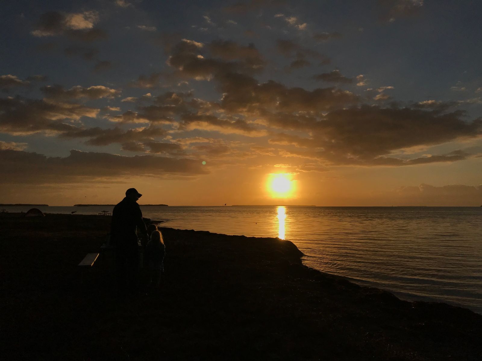 Sunrise over Flamingo Bay at Everglades National Park