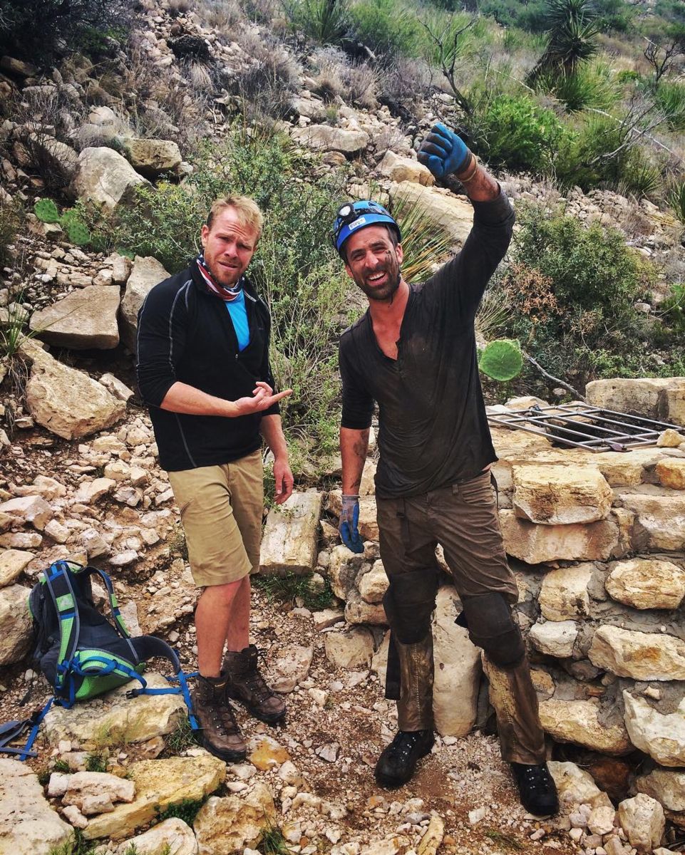 Jack Steward and Colton Smith at Carlsbad Caverns - photo by Rock the Park.