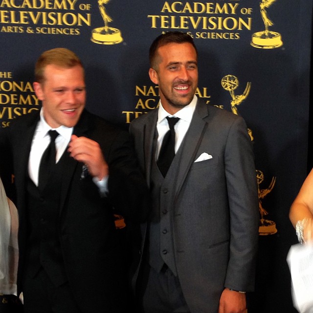 Jack Steward and Colton Smith at the EMMYs - photo by Jack Steward.