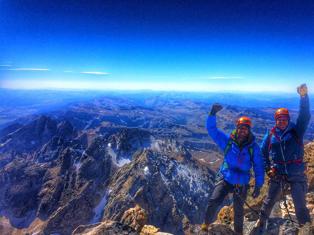 Jack Steward and Colton Smith in Grand Teton National Park - photo by Rock the Park.