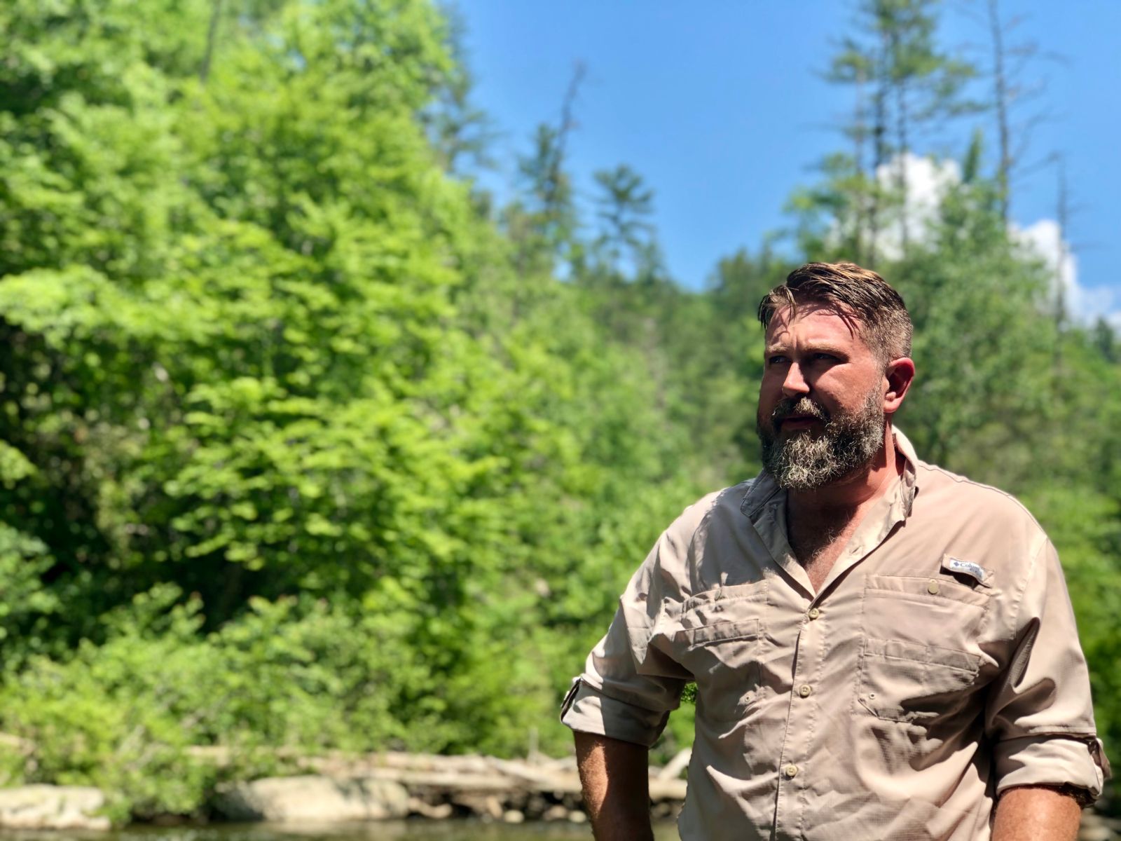 Jason Frye at Abrams Falls - photo by Jason Frye