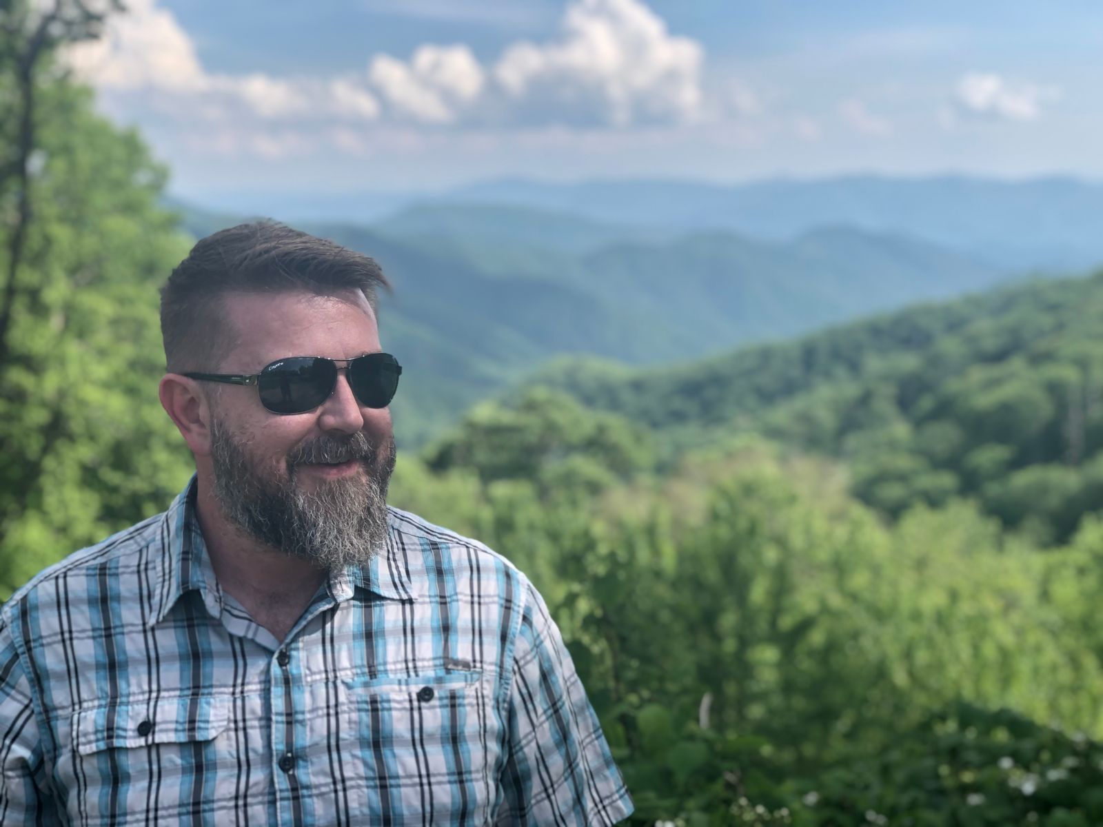 Jason Frye in Great Smoky Mountains National Park - photo by Jason Frye