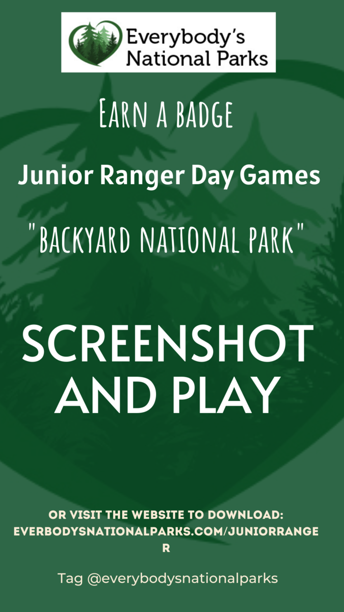 Junior Ranger Day Games printable