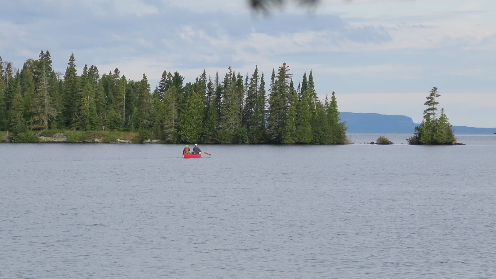 Canoe in Lane Cove, Isle Royale National Park - photo by Lori Honrath