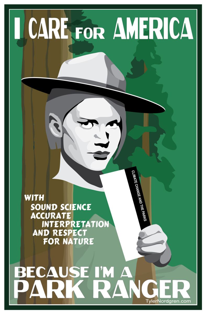 National Park Ranger poster by Tyler Nordgren