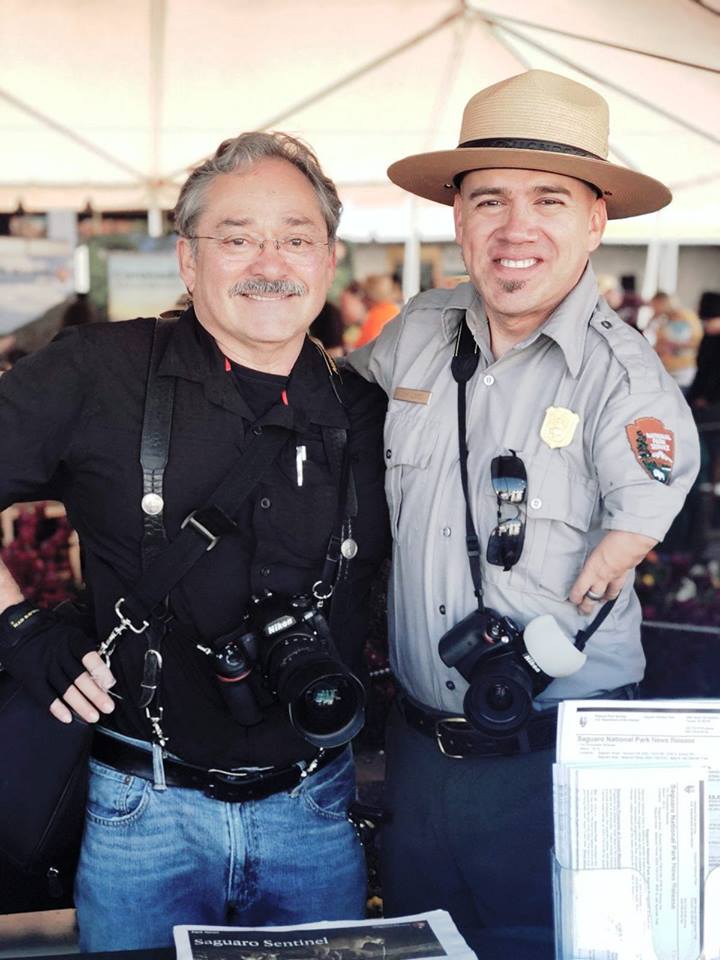 Community Engagement Coordinator Cam Juarez and photographer