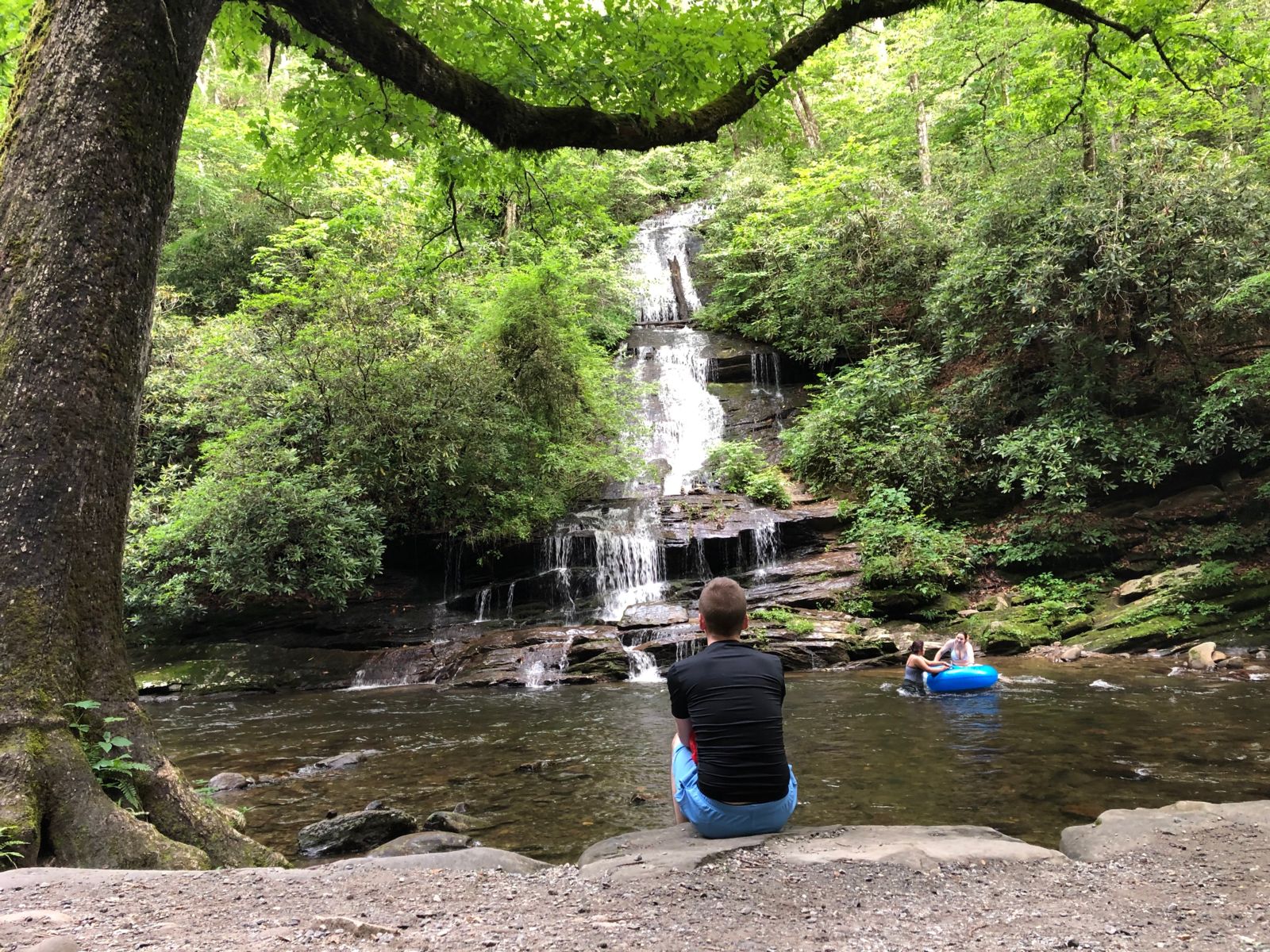 Watching the Falls with Tubes - photo by Jason Frye