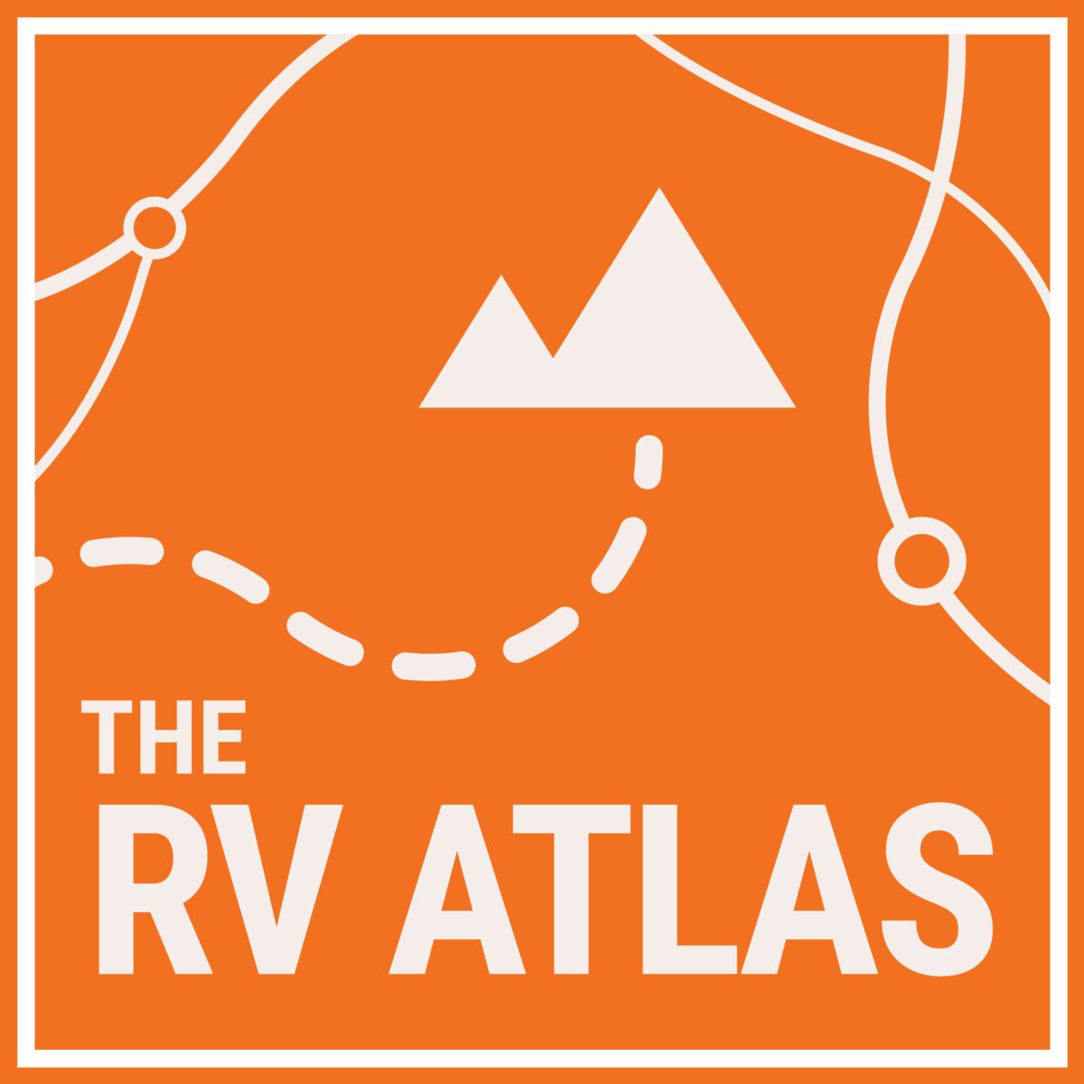 The RV Atlas podcast logo